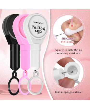 ATOMUS Lot de 3 cordes de cartographie sourcils - volutif - Encre - Maquillage permanent - Kit de mappage des sourcils - Marquage sym trique - Kit de threading M lange de 3 pi ces - Buy Online on GoSupps.com