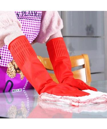 Cleaning Gloves Kitchen Gloves Dishwashing Long Sleeved Waterproof Latex Tool Gloves Dishwashing Gloves A-s - Buy Online on GoSupps.com