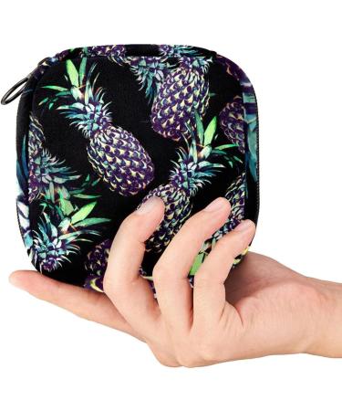 Premium Pineapple Pattern Storage Bags for Women's Bandages & Menstrual Cups | Portable & Stylish Organizers for Girls & Women - Buy Online on GoSupps.com