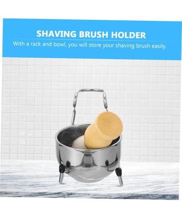 Minkissy 3 Sets Shaving Brush Set - Stainless Steel Badger Brush Head - 3 Colors - Grooming Tools for Men - 11.2x8.1cm - Buy Online on GoSupps.com