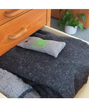 Stimio Activated Carbon Bamboo Air Purifier (2) - 4 Pack 75g | Eco-Friendly Air Freshener for Home & Office | International Shipping Available - Buy Online on GoSupps.com