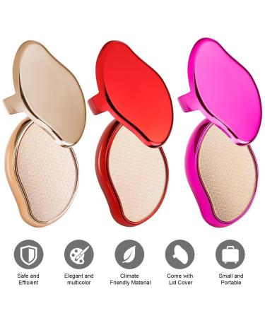 Buy Gold Glass Foot File & Callus Remover - Dead Skin Scrubber with Easy Storage Lid | International Shipping Available - Buy Online on GoSupps.com