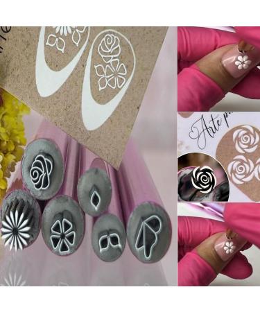 Nail Art Stamp Pen Set 6 pcs Stamp Pen DIY Nail Art Tools Easy to Use Nail Stamp Pen DIY Nail Art Tools for Women (pink) - Buy Online on GoSupps.com