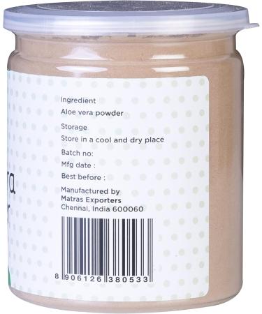 Aloe Vera Powder 250g | Moisturizing Mask for Dry Skin | Hair Mask Ingredient for Hair Growth | Made from Pure & Organic Aloevera | Yogi's Gift  - Buy Online on GoSupps.com