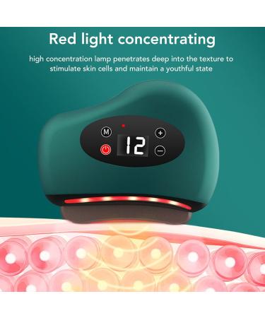 Gua Sha Facial Tools Heated Vibration Massage Device for Anti-Aging & Swelling Relief | Boost Your Skin's Glow - Buy Online on GoSupps.com