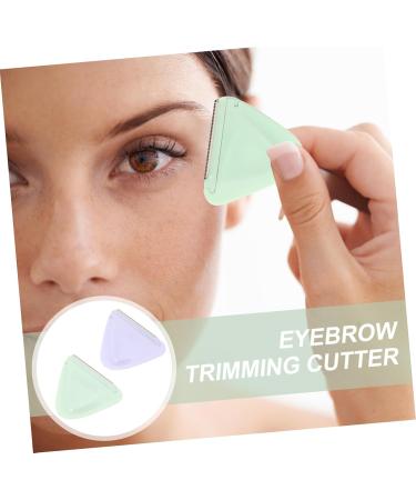 FRCOLOR Eyebrow Trimmer Razors - 6 Pcs Portable Stainless Steel Eyebrow Shaver Set for Face Hair Removal - Travel-Friendly Mini Cutters - Buy Online on GoSupps.com