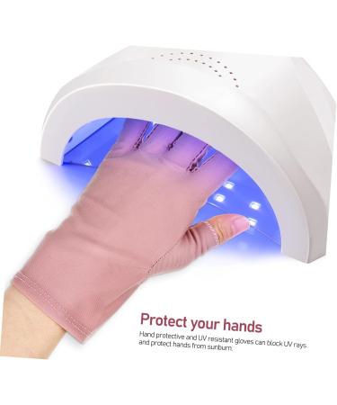 NUSITOU 2 Pairs UV Gloves Nail UV Rays Gloves Nail Art Accessory Gel Nail Gloves UV Nail Gloves Fingerless Gloves Nail Gloves Manicure Gloves Anti UV Nail Art Supplies - Buy Online on GoSupps.com
