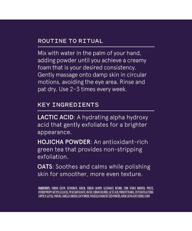 Keys Soulcare Be Luminous Exfoliating Powder | Gentle Vegan & Cruelty-Free Skin Buff with Oats & Lactic Acid - 2.29 Oz - Buy Online on GoSupps.com