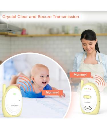 Hellobaby HB168 Digital Baby Monitor | DECT Audio Babyphone | Safe 300m Range | Eco Mode & USB Connection - Buy Online on GoSupps.com