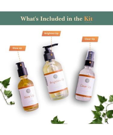 Healing Happy Method - Teen Skin Care Set with Cleanser Toner and Moisturizer | Hydrates Controls Oil Fights Breakouts with Natural Ingredients | Skincare Gift Set for Teens Daily Skincare Kit 3 Piece Set - Buy Online on GoSupps.com