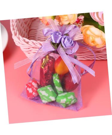 STOBAZA Candy Pouches 12pcs s Candy Bags Clear Bags for Clear Goodie Bags Drawstring Bag Bag Bow Tie - Buy Online on GoSupps.com