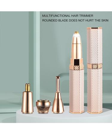 Electric Eyebrow Trimmer | Waterproof 4 in 1 Hair Remover for Face Lips Armpits Legs - Perfect for Men & Women - Buy Online on GoSupps.com