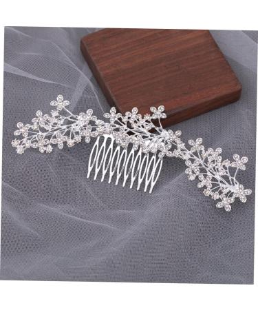 DOITOOL Rhinestone Alloy Hair Comb Wedding Hair Accessories Wedding Hair Comb Decorative Hair Combs Wedding Flower Hair Comb Flower Hair Accessories Hairpin Rhinestones Bride Decorate - Buy Online on GoSupps.com