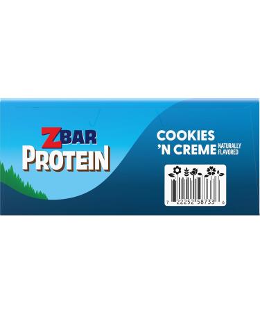 CLIF Kid Zbar Protein - Cookies 'N Creme - Crispy Snack Bars - Made with Organic Oats - Non-GMO - 5g Protein - Gluten Free Protein Bars (15 Pack) - Buy Online on GoSupps.com