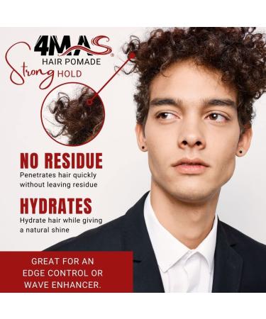 4MAS Hair Pomade Strong Hold Long Lasting for Men & Women | All Hair Types | International Shipping - Buy Online on GoSupps.com