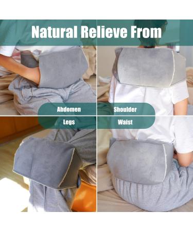 1000ml Pink PVC Hot Water Bottle with Waist Warmer Cover - Neck, Shoulder, Back, Legs Warmth - Buy Online on GoSupps.com