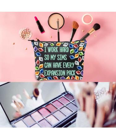 KUIYAI Sims 4 Plumbob Makeup Bag - Funny Video Game Gift for Gamers - Buy Online on GoSupps.com