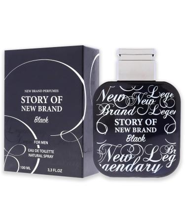 New Brand Perfumes Story Of Black EDT Spray Men 3.3 oz - Buy Online on GoSupps.com