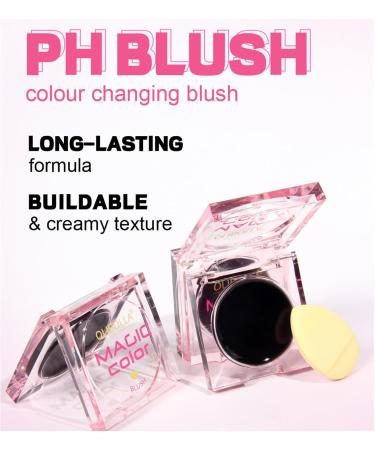 Color Changing Cream Black Blush Multi-Use Lip & Cheek Tint Long Lasting Waterproof High Pigment Matte Finish Dewy Cheek Blush Makeup for All Skin Tones - Buy Online on GoSupps.com