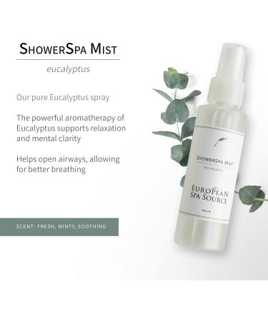 European Spa Source ShowerSpa Mist Spray Bundle (Classic Eucalyptus & Lemongrass + Eucalyptus) for Aromatherapy at Home Spa Experience Sinus Congestion Relief and Tension Relief 4 fl oz. (Each) - Buy Online on GoSupps.com