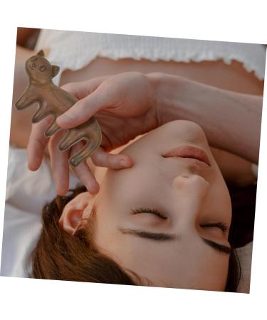 Magiclulu Haircongs 3 STK: Green Sandalwood Comb & Face Massager - Acupuncture Tool for Scalp & Head Massage - Buy Online on GoSupps.com