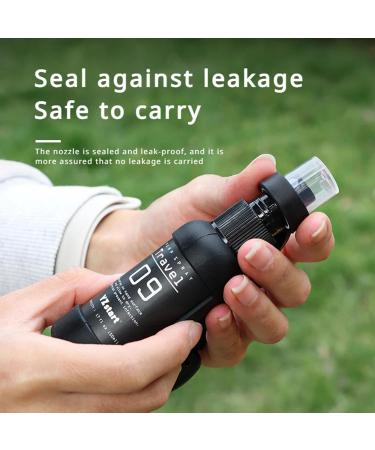 Mist Spray Bottle - 50ml Small Refillable Liquid Containers | Perfume Atomizer With Pump | Empty Travel Atomiser Refillable Liquid Containers For Travel Hairstyling Plants Water Salons - Buy Online on GoSupps.com