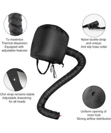Bonnet Attachment for Hair Dryers | Hands-Free Styling Cap for Curly Hair | Heat Hood for Ladies | International Shipping Available - Buy Online on GoSupps.com