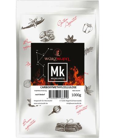 Carboxymethylcellulose CMC food glue E 466. Molecular cuisine. Bag 1000g. (1KG)