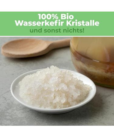 Curly Superfood Original Water Kefir Crystals 30g - Bio Easy Instructions & Success Guarantee - Enhance Your Probiotic Experience - Buy Online on GoSupps.com