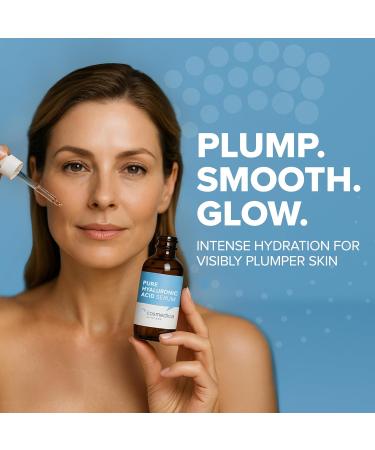 Hyaluronic Acid Serum with Vitamin B5 - Intense Hydration Anti-Aging Non-Greasy Paraben Free Face Serum - 2 oz 2 Fl Oz - Buy Online on GoSupps.com