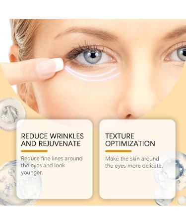  blmcoos AH-8 Anti-wrinkle eye contour cream regenerating for the eyes against puffiness and bags under the eyes treatment of dark circles smoothing of crow's feet hydration and plumping (6) - Buy Online on GoSupps.com
