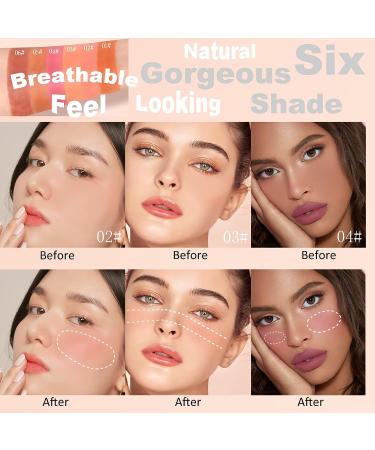 Mothers Day Gift: Liquid Cream Blush Set for Cheeks - Long-Wearing, Waterproof, Lightweight - Natural & Dewy Finish - 0.81 Fl Oz - Buy Online on GoSupps.com