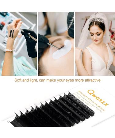 Buy Qwaszx Eyelash Extension Fans - Curling 0.05/0.07 C/D - 8-15mm Mixed Flowering Lashes for Perfect Eyelash Extensions - Buy Online on GoSupps.com