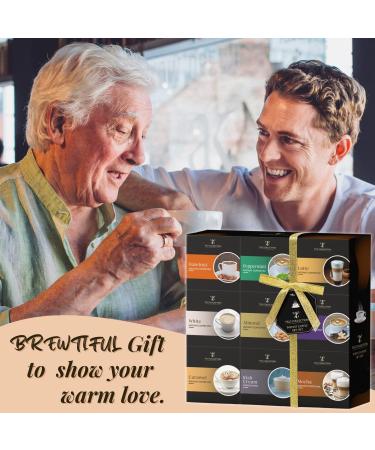 Gourmet Flavoured Coffee Gift Set - Medium-Dark Roasted Selection for Men & Women | Perfect Christmas Gift for Coffee Lovers - Instant Coffee Included - Buy Online on GoSupps.com