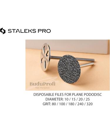 STALEKS Pododisc 25 mm Pedicure + 5 Refills File 180 Grit Professional Use Domestic Stainless Steel (PDset-25) - Buy Online on GoSupps.com