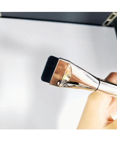 Ultra-Thin Non-Marking Foundation Brush - Flat Head Concealer & Grooming Brush for Flawless Application | International Shipping Available - Buy Online on GoSupps.com