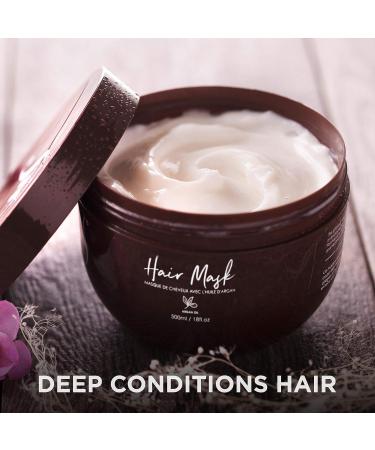 Herstyler Argan Oil Hair Mask - Deep Conditioning for Dry, Damaged Hair Growth - Curly Hair Treatment for Limp, Dull Hair - Anti-Frizz Formula - Buy Online on GoSupps.com