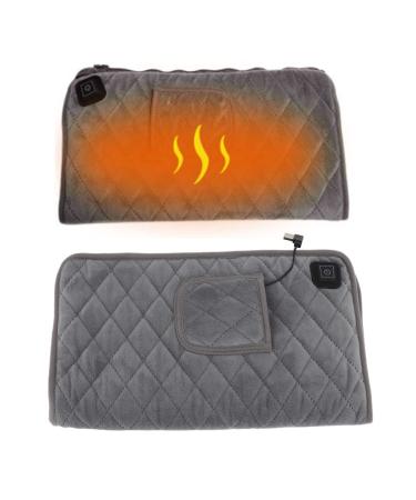 Acouto heating blanket washable heating pillow cozy soft electrically heated overturns with 3 treats adjustable temperature for cold weather