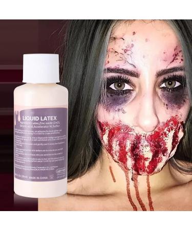 Mysense Liquid Latex Scar Wax SFX Makeup Kit for Fake Scars Wounds Burns With Coagulated Blood Gel and Spatula Sponges Q-tips Set B - Buy Online on GoSupps.com