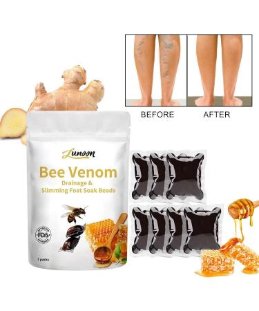 Lukmlca Bee Venom Lymphatic Drainage & Slim_ming Foot Soak Beads Lukmlca Bee Venom Foot Soak Cleansing Foot Soak Beads Lukmlca Bee Venom Lymphatic Drainage Foot Soak (14pcs/ 2 pack) - Buy Online on GoSupps.com