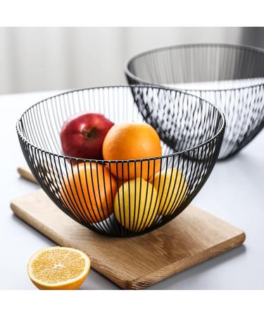 Fruit Basket Bowl Stainless Steel Fruit Vegetable Storage Bowls Kitchen Baskets Fruit Basket Minimalism Storage Baskets Organization Fruit Bowls (Color : White) - Buy Online on GoSupps.com