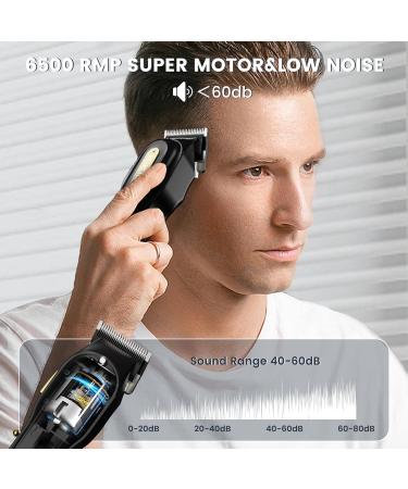 Professional Cordless Hair Clippers for Men | Rechargeable Beard Trimmer & Hair Cutting Set with LED Display - Ideal Gifts for Men - Buy Online on GoSupps.com