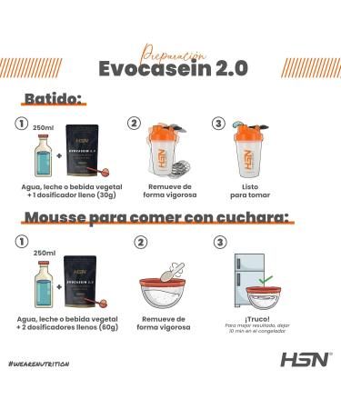 HSN Micellar Casein - Evocasein 2.0 - Protein for Before Sleeping - Extended Release in the Evening - Powder - Chocolate Flav - Buy Online on GoSupps.com