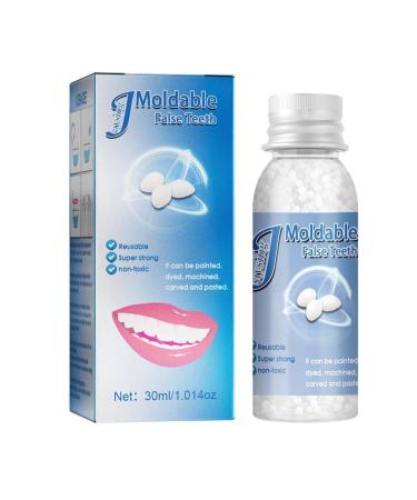 BAOK 2 PCs provisional denture kit-provisional denture kit |Provisional denture kit for self-confident smile false teeth thermal adaptation beads