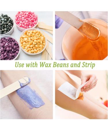 BQTQ Wooden Spatula Set - 310 Pcs for Hair Removal & Waxing - 3 Styles of Waxing Sticks | Ideal for Smooth Skin - International Shipping Available - Buy Online on GoSupps.com