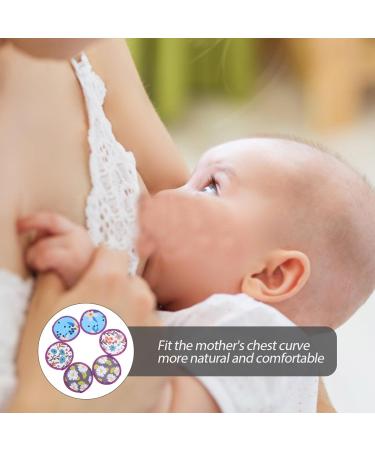 VILLCASE 6Pcs Professional Breastfeeding Cushions | Anti-Overflow Breast Pads for Moms - 10cm Polyester Cotton & TPU Coated Cloth - Buy Online on GoSupps.com