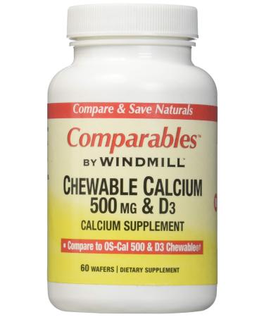 Calcium 500MG TABS CHEW WMILL Size: 60