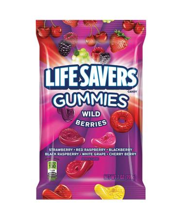LifeSavers Gummies Candy Wild Berries - 7 oz (2 Pack)