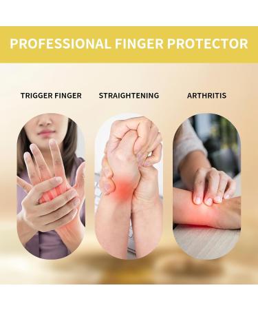 YMPEKA 5pcs Oval Finger Splint - Trigger Finger Support Brace for Thumb Middle Pinky & Ring Finger | Adjustable Sizes 6-13 - International Shipping Available - Buy Online on GoSupps.com