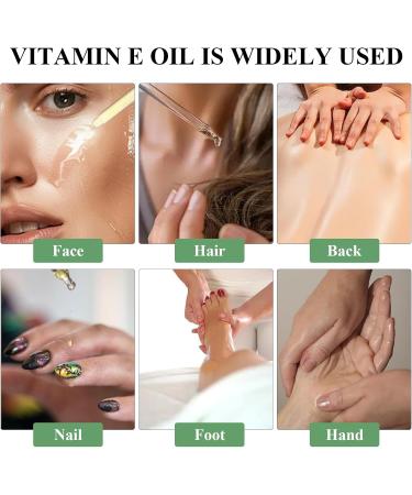 Huile de Vitamine E pour le Visage les Cheveux les Ongles et la Peau d-alpha-Tocoph rol Pure et Naturelle Vitamine E Huile Facile Absorber Anti- ge Contre les Rides Id ale pour Hommes et Femmes - Buy Online on GoSupps.com